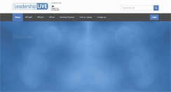 Desktop Screenshot of leadershiplive.net